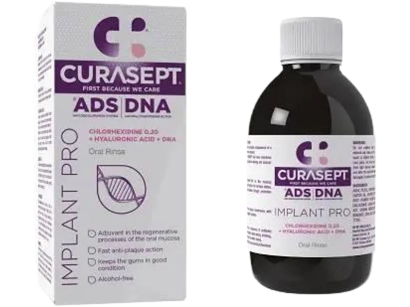 Curasept ADS DNA Implant Pro, płyn do jamy ustnej, 200 ml