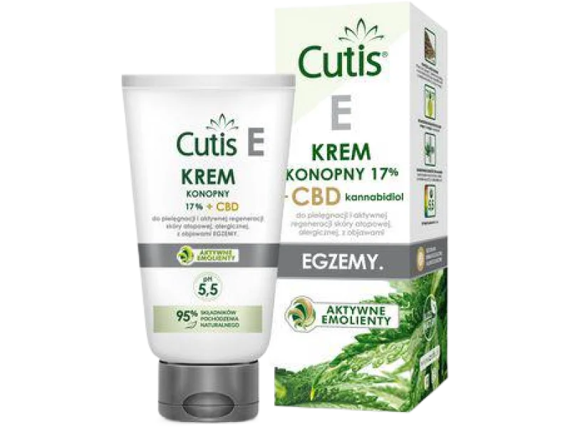 CUTIS E – EGZEMA krem konopny 17% + CBD, 120 ml