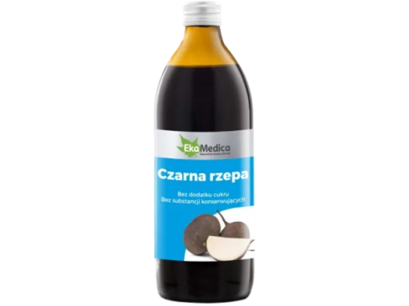 Czarna Rzepa EkaMedica Sok 100%, płyn, 500 ml