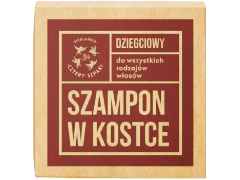 CZTERY SZPAKI (4szpaki) Szampon w kostce dziegciowy, 75 g