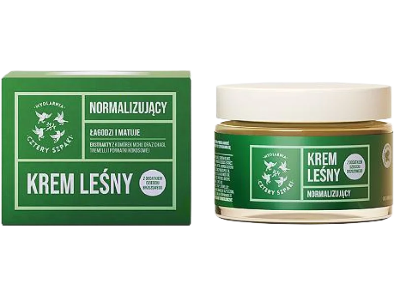 Cztery Szpaki Leśny Normalizujący krem do twarzy, 50 ml