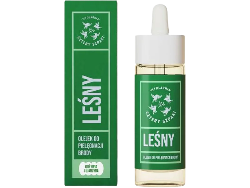 Cztery Szpaki Leśny Olejek do pielęgnacji brody, 30 ml