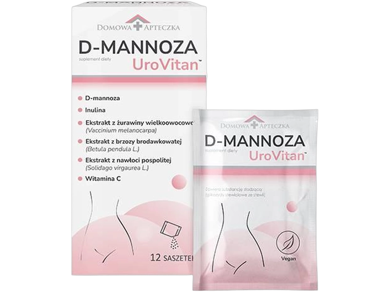 D-mannoza UroVitan, saszetki, 12 sasz.
