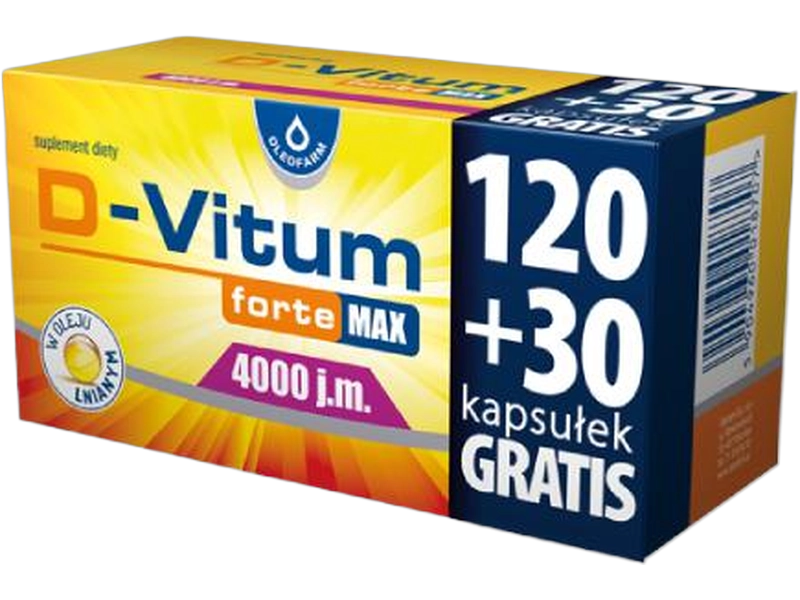 D-Vitum Forte max, kapsułki, 150 kaps.