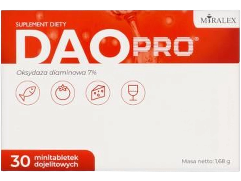 DAOpro, tabletki dojelitowe, 0,3 mg, 30 tabl.