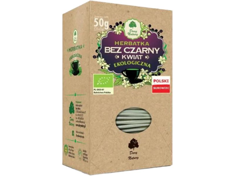 DARY NATURY Bez czarny kwiat EKO, saszetki, 2 g, 25 sasz.