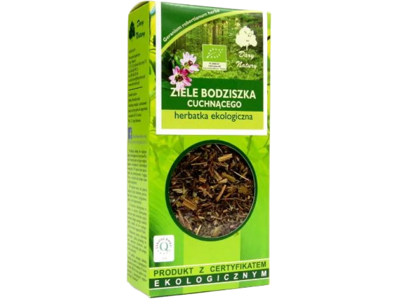 DARY NATURY Bodziszek cuchnący ziele EKO, zioło pojedyncze, 25 g