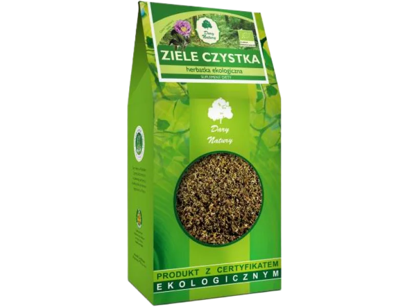 DARY NATURY Czystek ziele EKO, zioła do zaparzania, 200 g