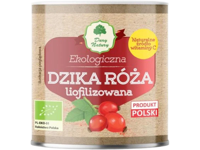 DARY NATURY Dzika róża liofilizowana, proszek, 70 g