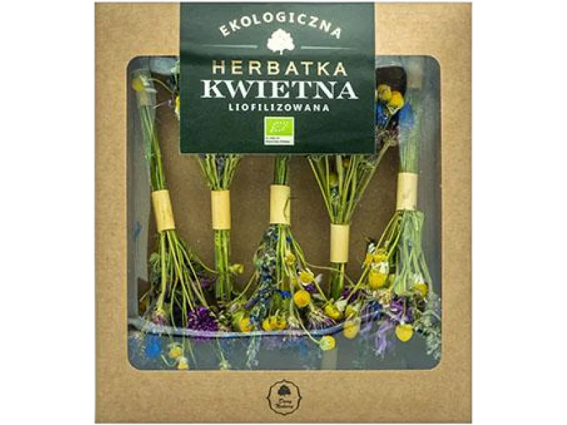 Dary Natury Ekologiczna liofilizowana herbatka kwietna, zioła do zaparzania, 12,5 g