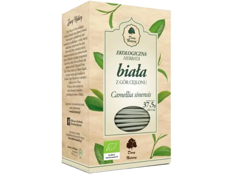 DARY NATURY Herbata Biała Eko, saszetki, 25 sasz.