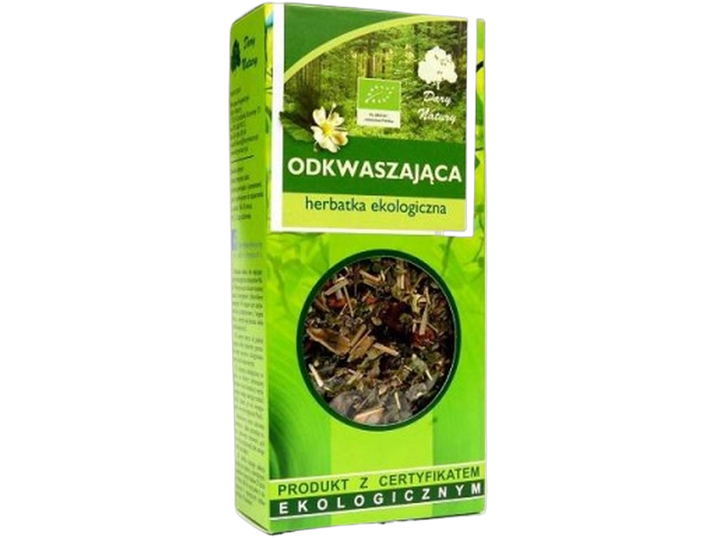 Dary Natury herbata odkwaszająca, zioła do zaparzania, 50 g