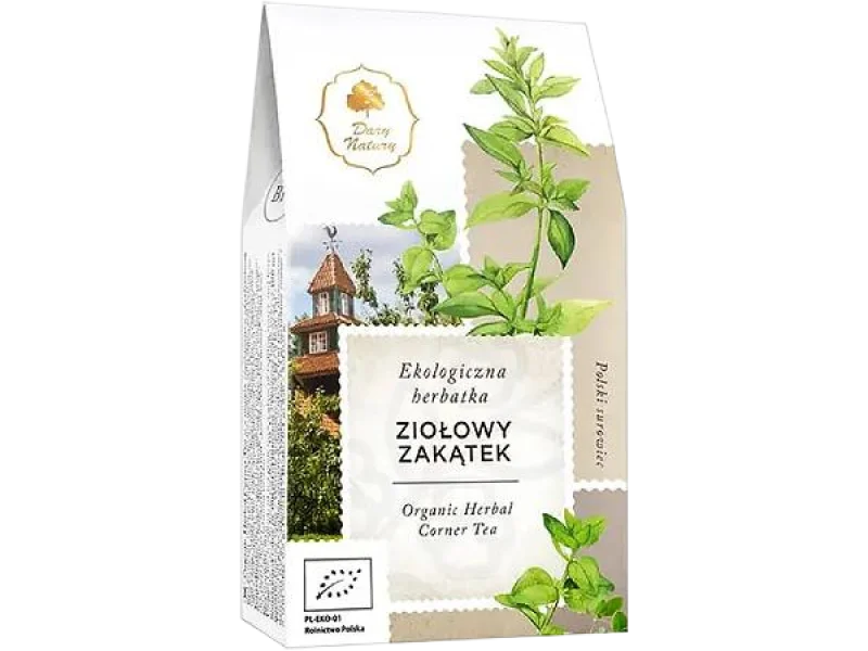 DARY NATURY Herbata Ziołowy Zakątek EKO, zioła do zaparzania, 80 g