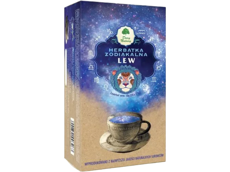 DARY NATURY Herbata Zodiakalna Lew, zioła do zaparzania, 20 sasz.