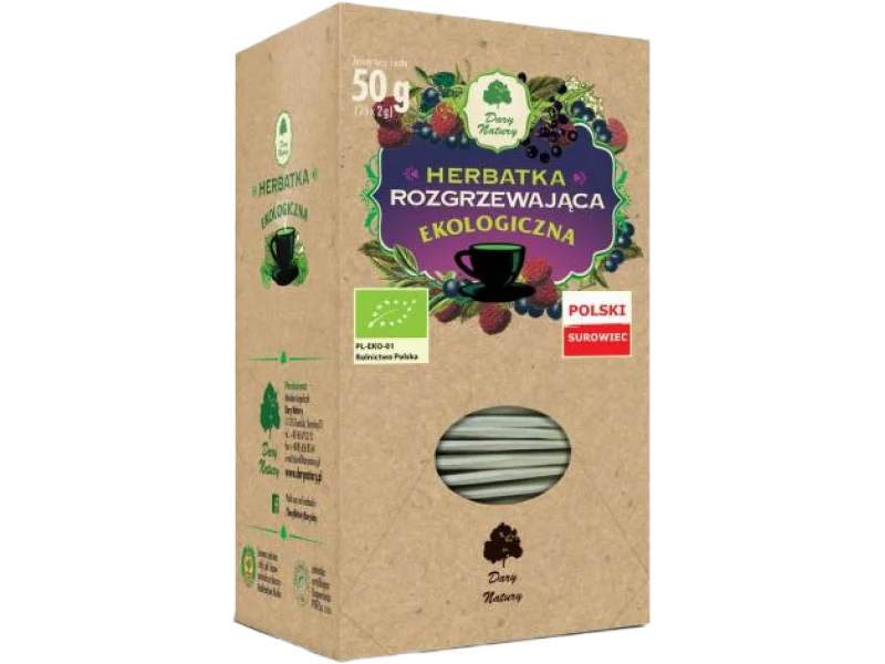 DARY NATURY Herbatka Rozgrzewająca EKO, saszetki, 25 sasz.
