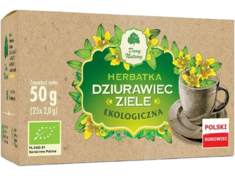 DARY NATURY herbatka ziele Dziurawca BIO, saszetki, 25 g
