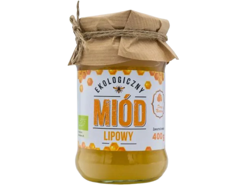 DARY NATURY Miód nektarowy lipowy Bio, produkt sypki, 400 g