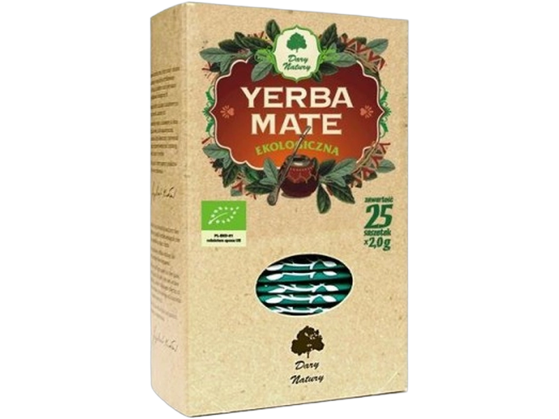 Dary Natury Yerba mate EKO, saszetki, 25 sasz.
