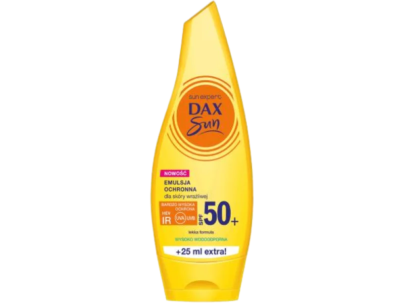 DAX SUN Emulsja do opalania do skóry wrażliwej SPF50, 175 ml