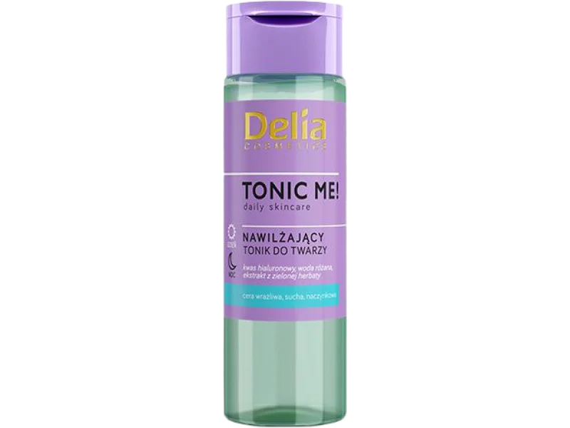 Delia Cosmetics Tonic Me! nawilżający tonik do twarzy, 200 ml
