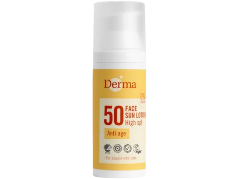 DERMA Sun Krem do twarzy SPF 50 ANTI-AGE, 50 ml