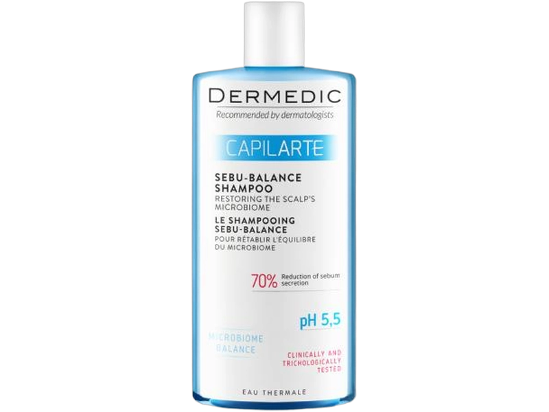 Dermedic Capilarte Sebu-Balance szampon przywracający równowagę mikrobiomu, 300 ml
