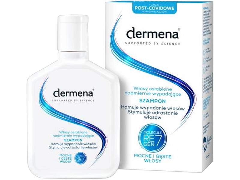 Dermena szampon hamujący wypadanie włosów, 2×200 ml