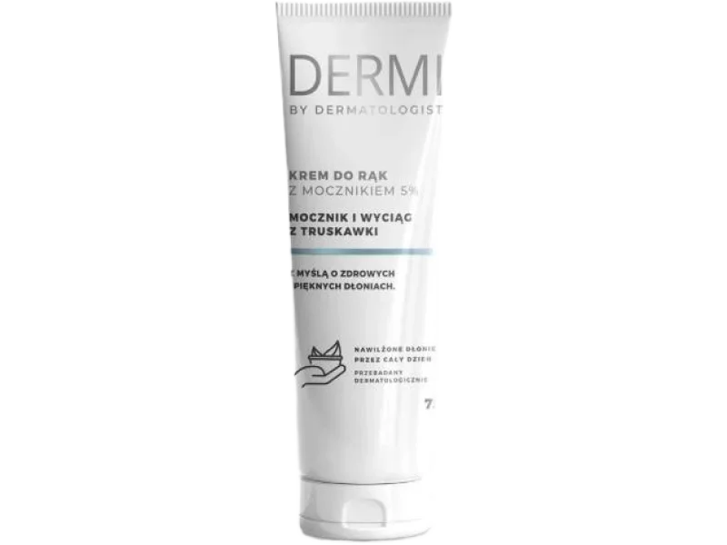 DERMI Krem do rąk z mocznikiem, 5%, 75 ml
