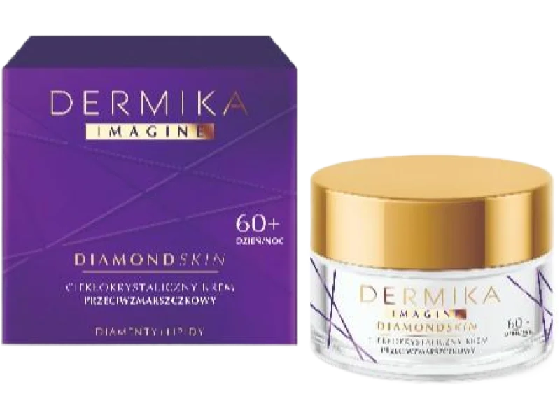 DERMIKA IMAGINE DIAMOND SKIN Ciekłokrystaliczny krem przeciwzmarszczkowy 60+, 50 ml