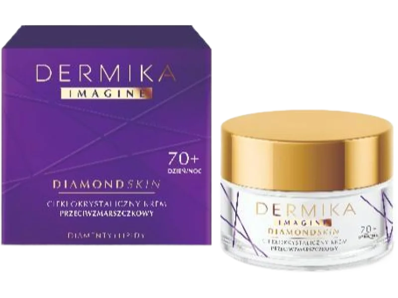 DERMIKA IMAGINE DIAMOND SKIN Ciekłokrystaliczny krem przeciwzmarszczkowy 70+, 50 ml