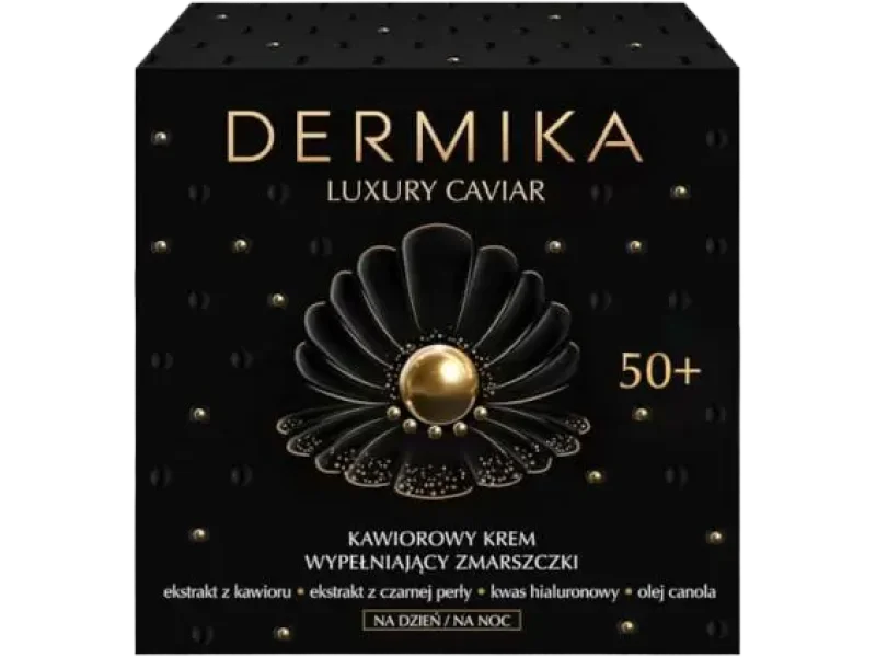 Dermika Luxury Caviar kawiorowy wypełniający zmarszczki 50+, krem, 50 ml