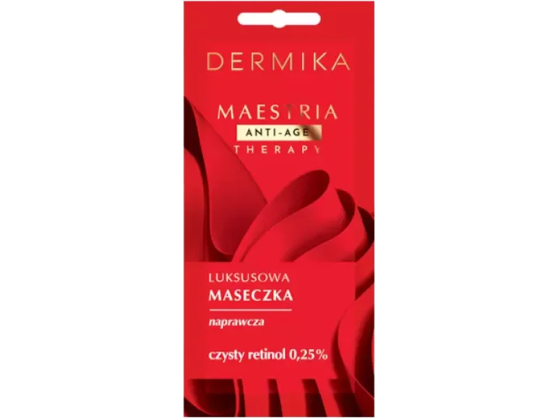 Dermika Maestria luksusowa maseczka naprawcza czysty retinol, maska, 7 g