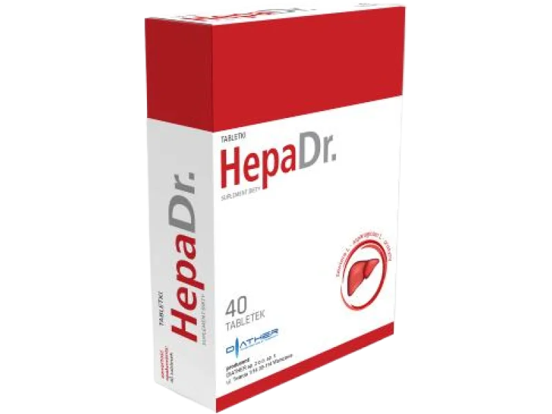 Diather HepaDr., tabletki powlekane, 40 tabl.