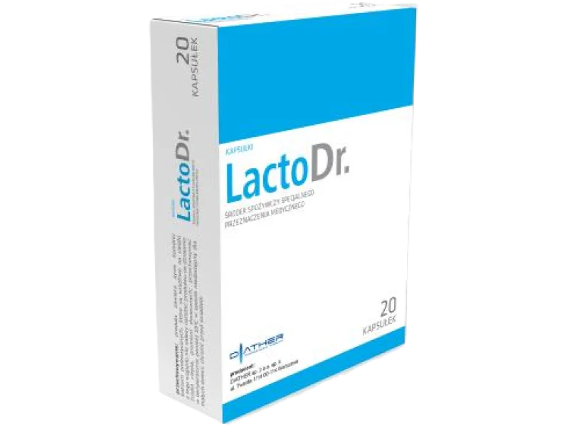 DIATHER LactoDr., kapsułki, 6 x 10^9 CFU, 20 kaps.