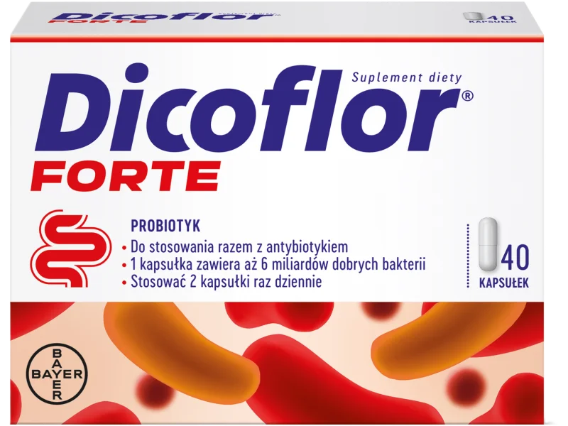 Dicoflor Forte, kapsułki, 10 szt.