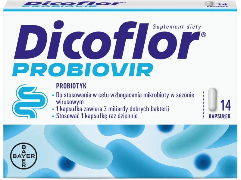 Dicoflor Probiovir, kapsułki, 14 szt.