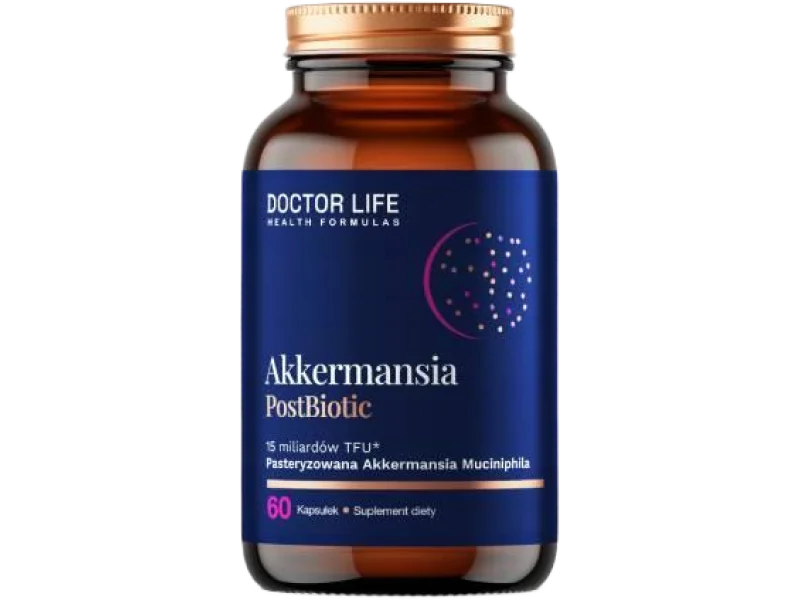 Doctor Life Akkermansia PostBiotic, kapsułki, 300 mg, 60 kaps.