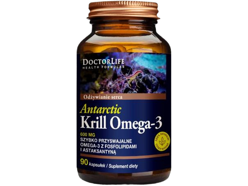 Doctor Life Antarctic Krill Omega3, kapsułki, 90 kaps.