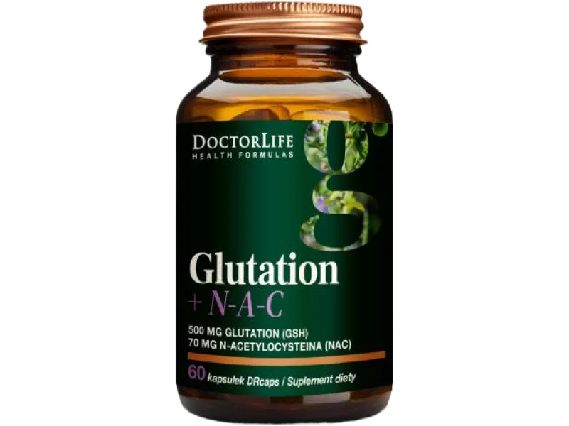 Doctor Life Glutation + NAC, kapsułki, 60 kaps.