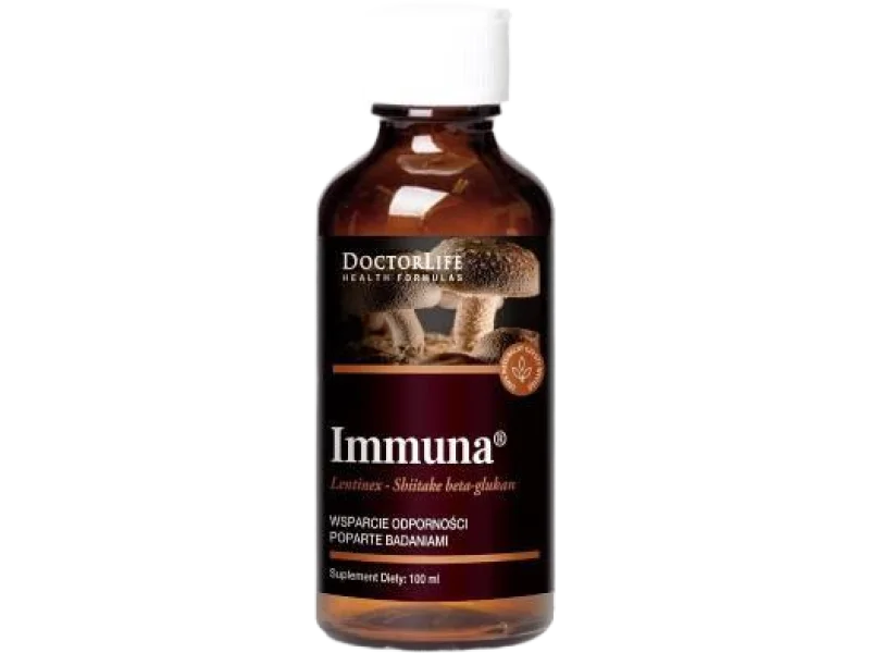 Doctor Life Immuna Beta-Glukan Shiitake, krople, 1-1,5 mg, 100 ml