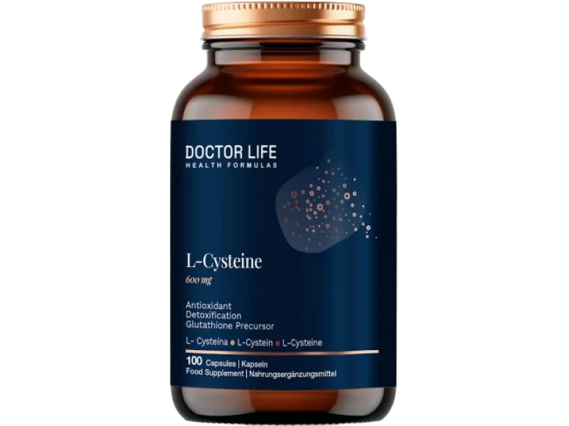 Doctor Life L-cysteine, kapsułki, 600 mg, 100 kaps.