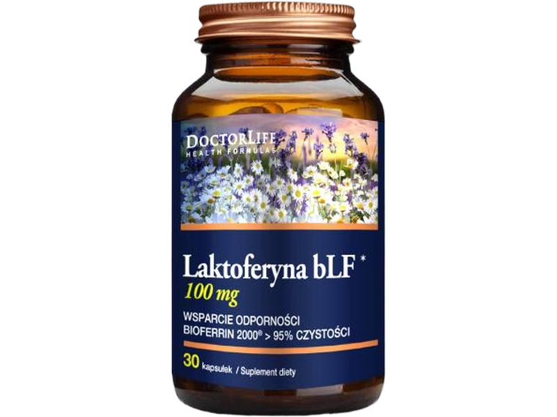 Doctor Life Lactoferyna BLF, kapsułki, 100 mg, 30 kaps.
