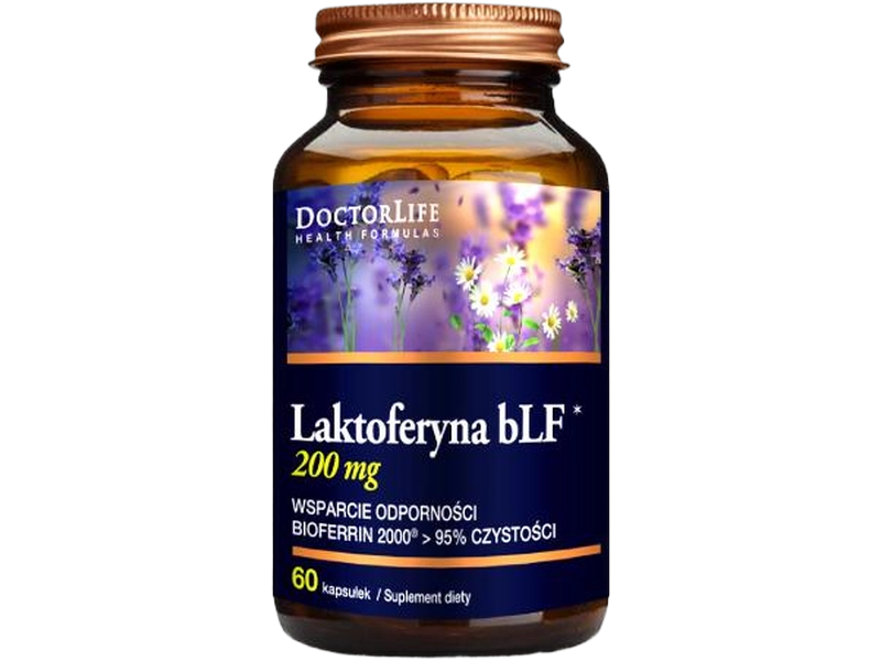 Doctor Life Laktoferyna BLF, kapsułki, 200 mg, 60 kaps.