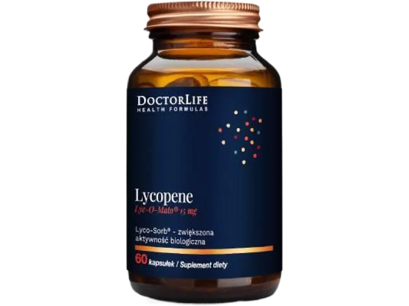 Doctor Life Lycopene, kapsułki, 15 mg, 60 kaps.