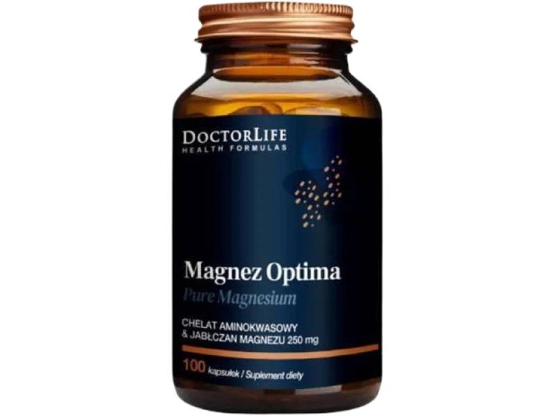 Doctor Life Magnez Optima, kapsułki, 100 mg, 100 kaps.