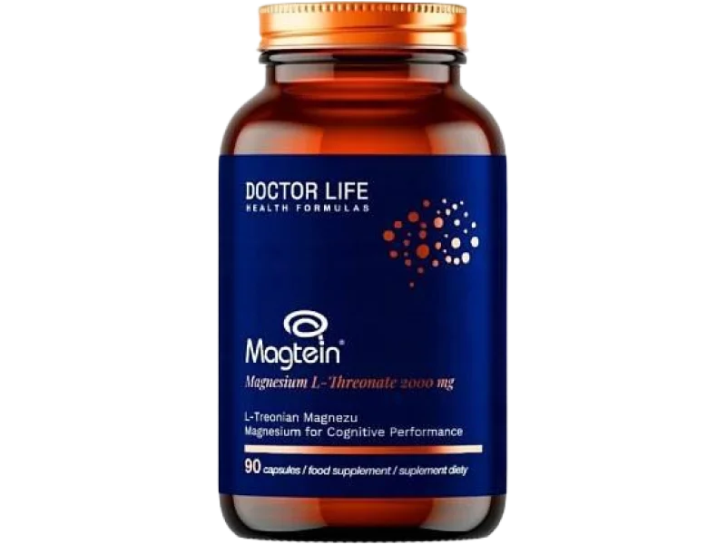 Doctor Life Magtein Magnesium L-Threonate, kapsułki, 2000 mg, 90 kaps.