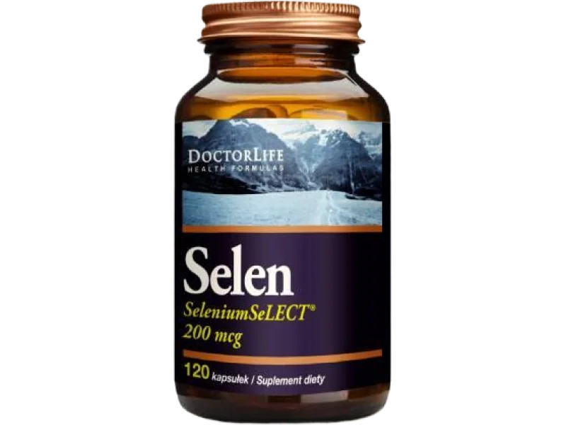 Doctor Life Selen 200, kapsułki, 200 µg, 120 kaps.