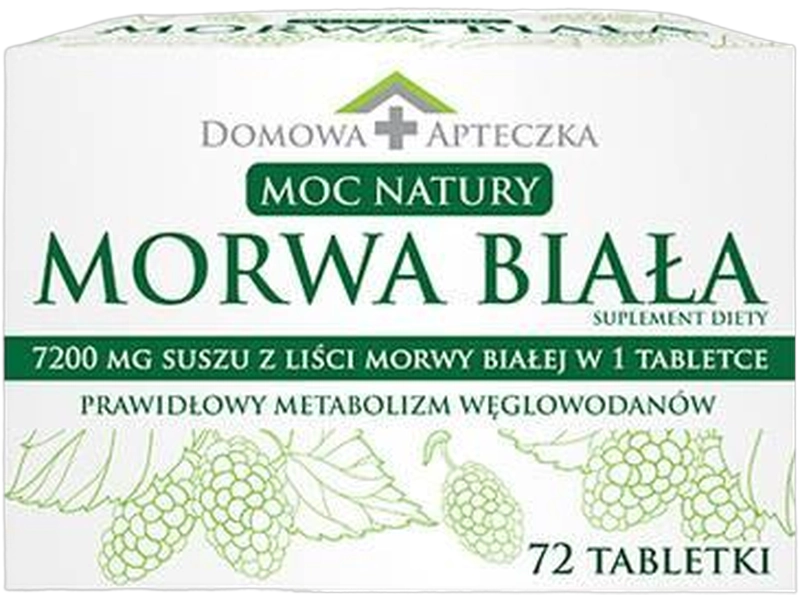 Domowa Apteczka Morwa biała, tabletki, 152 mg, 72 tabl.