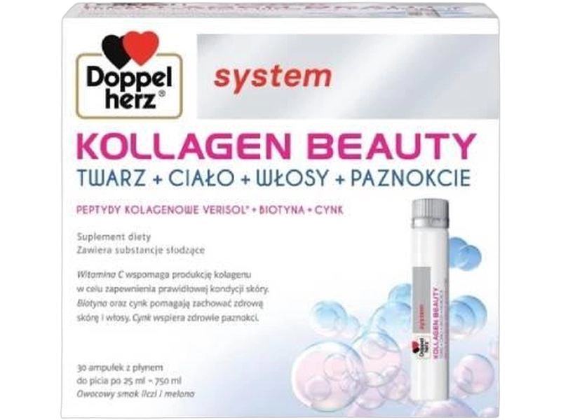 Doppelherz system Kollagen Beauty, płyn, 25 szt.