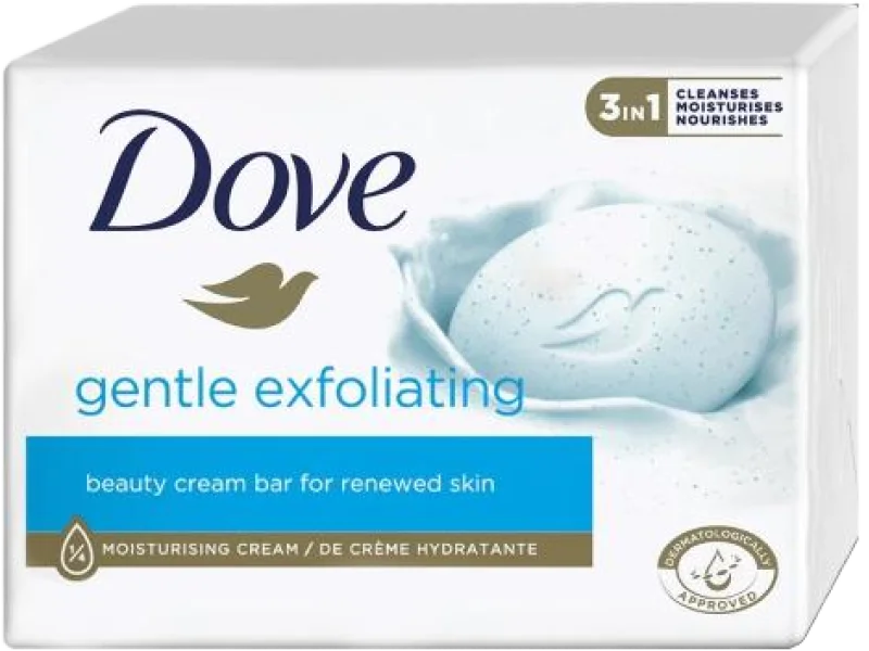 DOVE Gentle Exfoliating Kremowe mydło z mikrogranulkami, kostka, 100 g